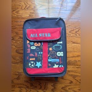 jumping beans Navy Kids Rolling Suitcase